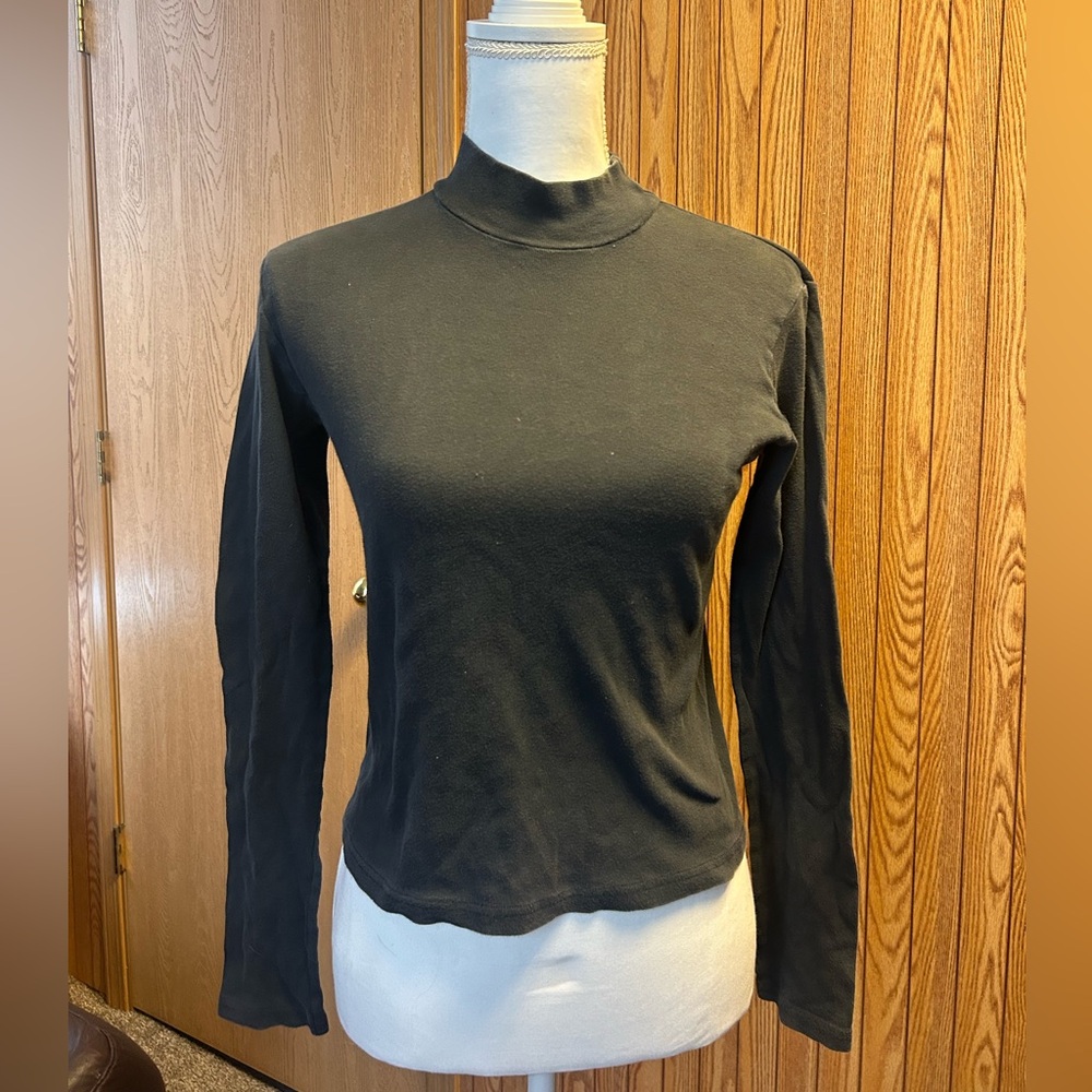 Brandy Melville Charcoal Long Sleeve Top